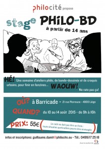 affiche stage-bd